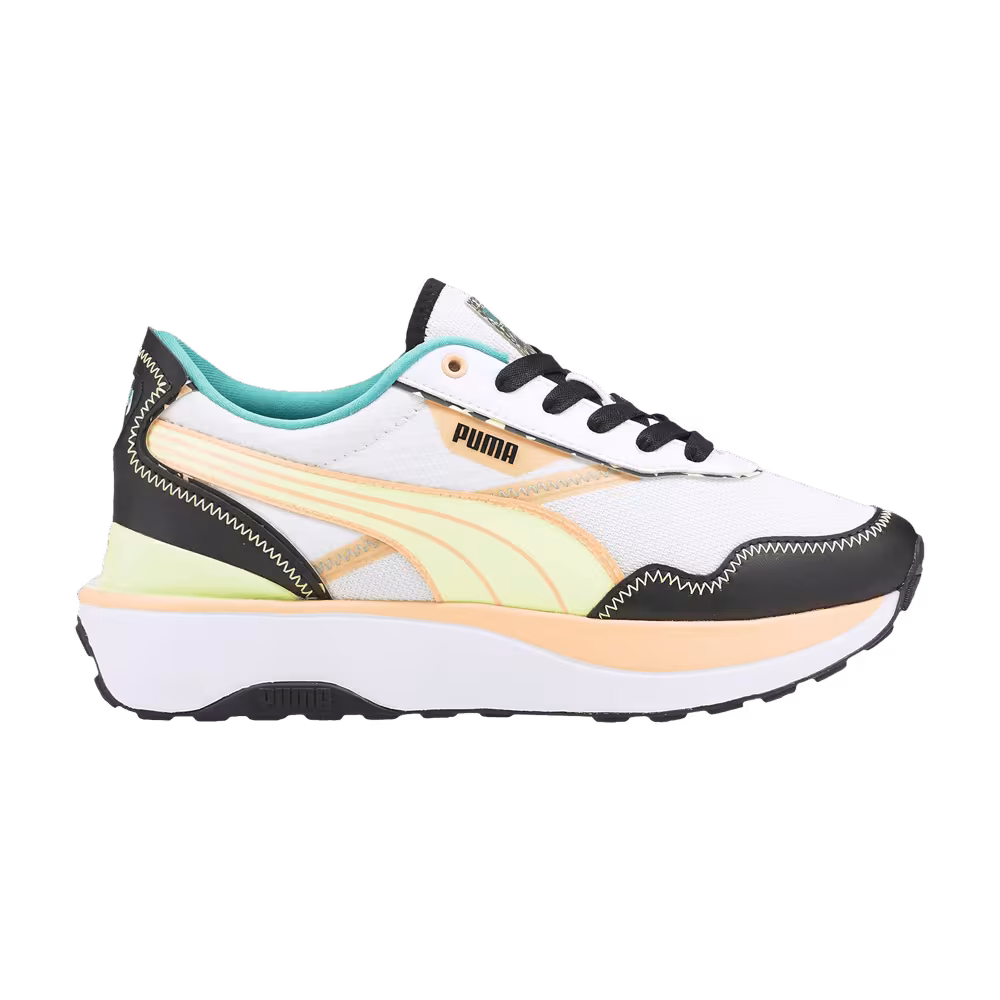 Puma Women's Cruise Rider Rave - White Fizzy Melon