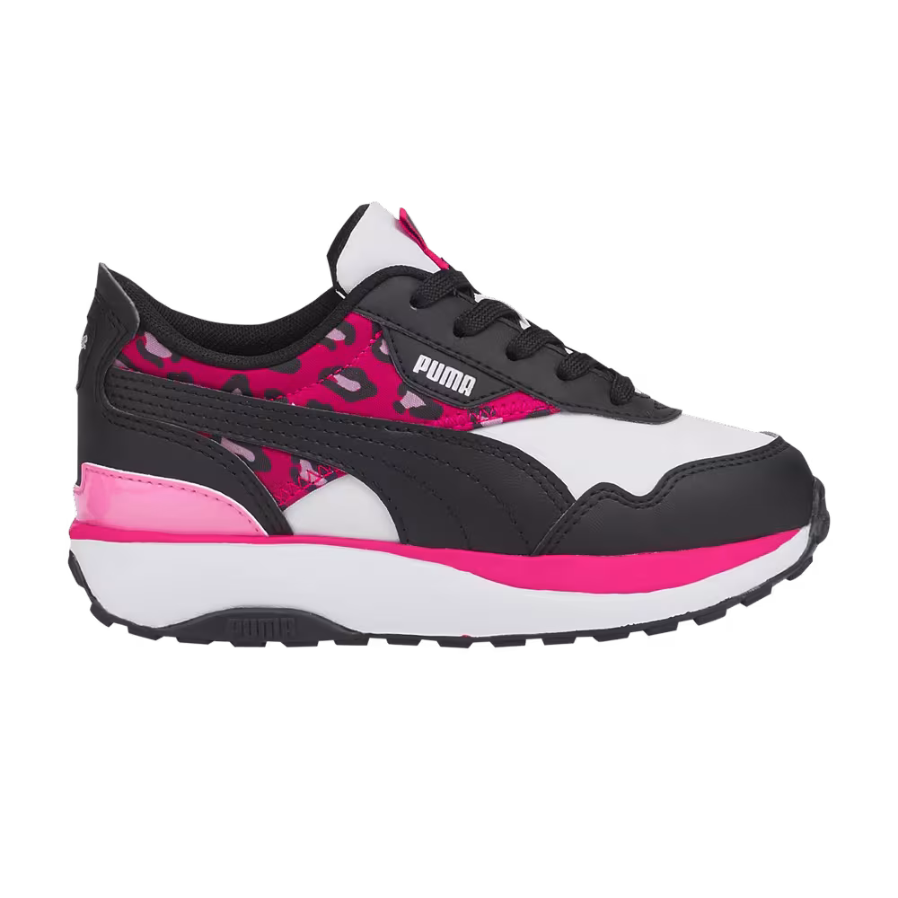 Puma Cruise Rider Jr Summer Roar - Beetroot Purple Leopard