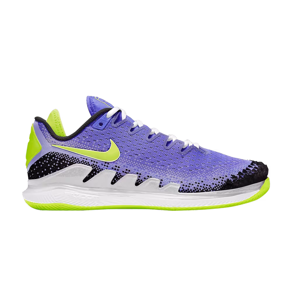 Nike Women's Court Air Zoom Vapor X Knit Light Thistle Lime