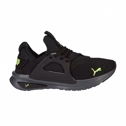 Puma Softride Enzo Evo Big Kid 'Black Lime Squeeze'