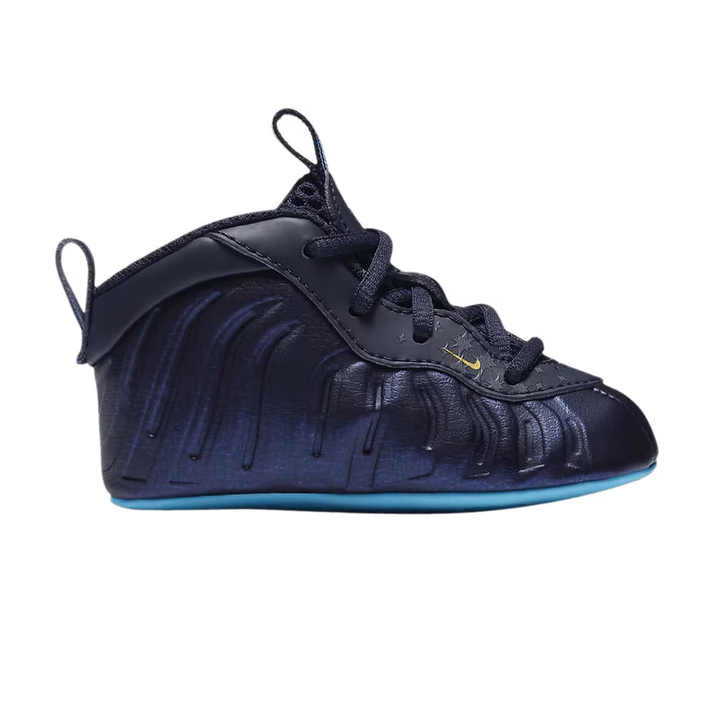 Nike Little Posite One Crib Bootie Gold Stars