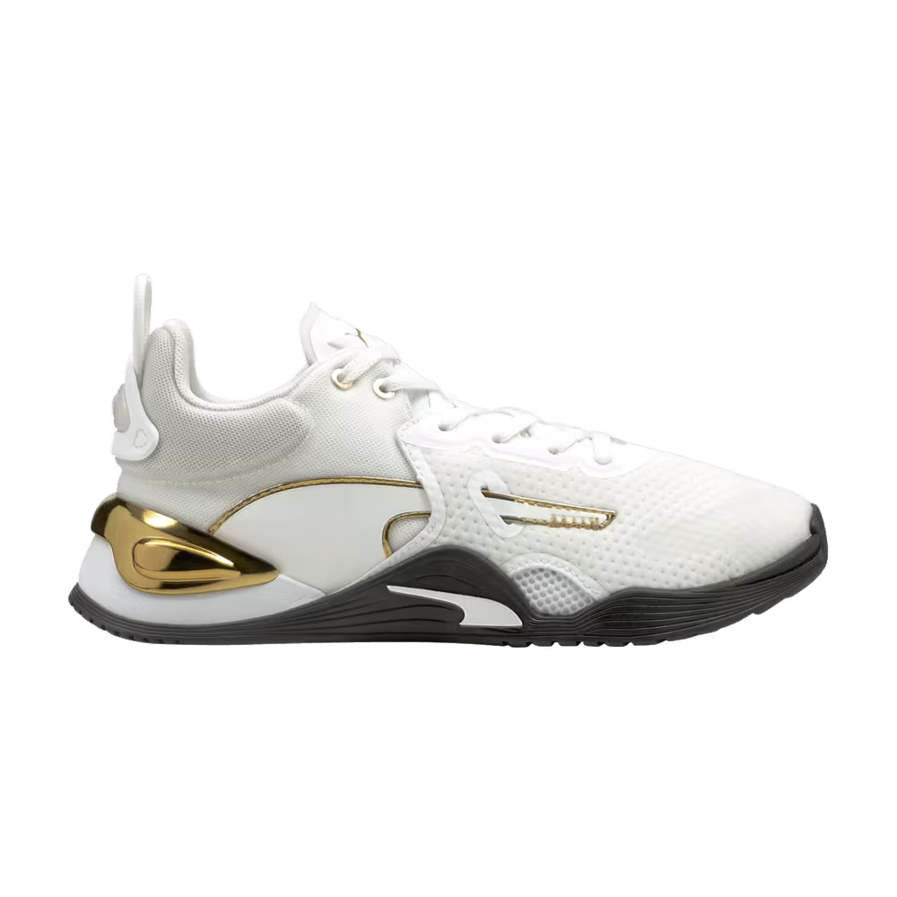 Puma Women's Fuse Moto White Black Gold