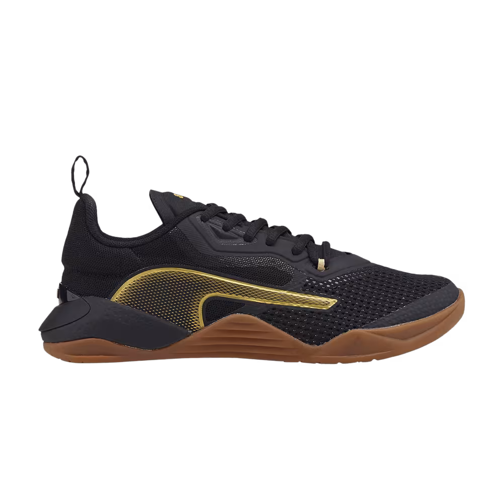 Puma Women's Fuse 2.0 Black Metallic Gold Gum