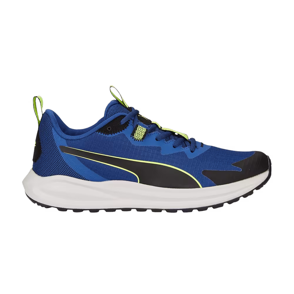 Puma Twitch Runner Trail Blazing Blue Lime Squeeze
