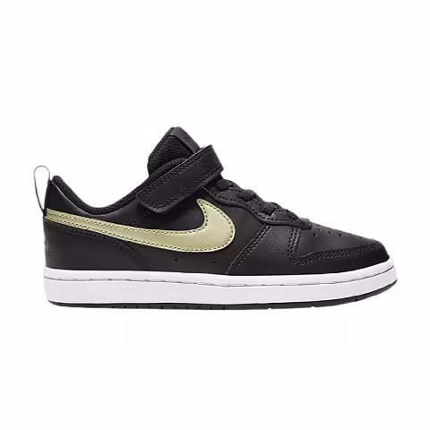 Nike Court Borough Low 2 PS 'Black Metallic Gold Star'