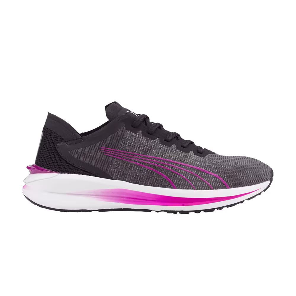 Puma Women's Electrify Nitro Black Deep Orchid