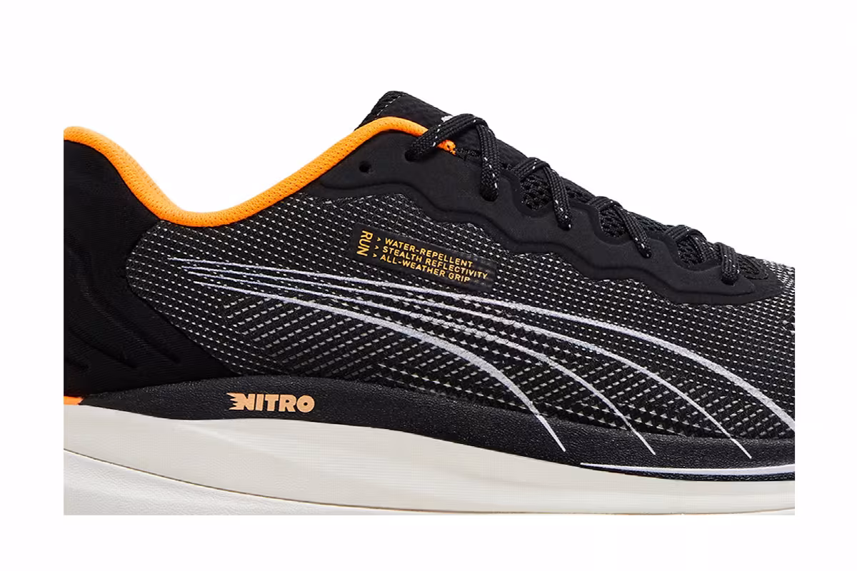Puma Magnify Nitro WTR Black Orange Glow, view 3