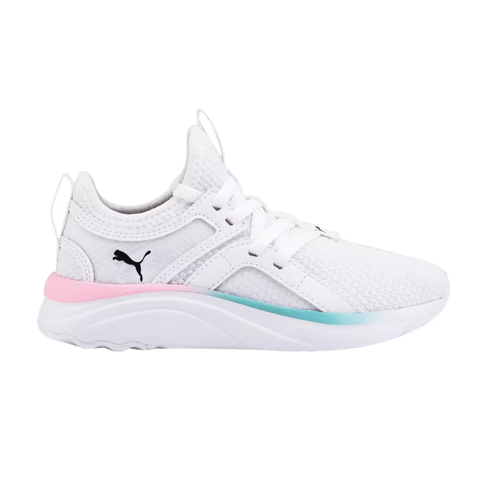 Puma Softride Sophia Little Kid White Cotton Candy