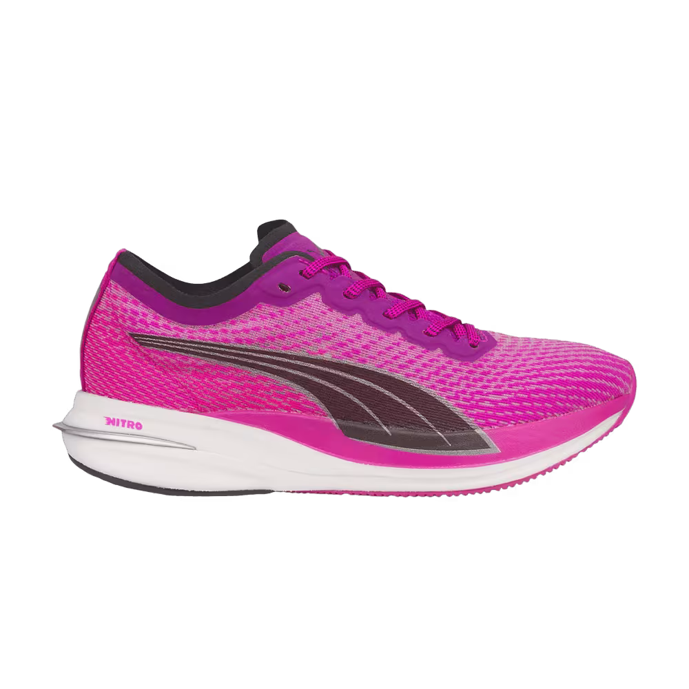 Puma Women's Deviate Nitro Deep Orchid Black