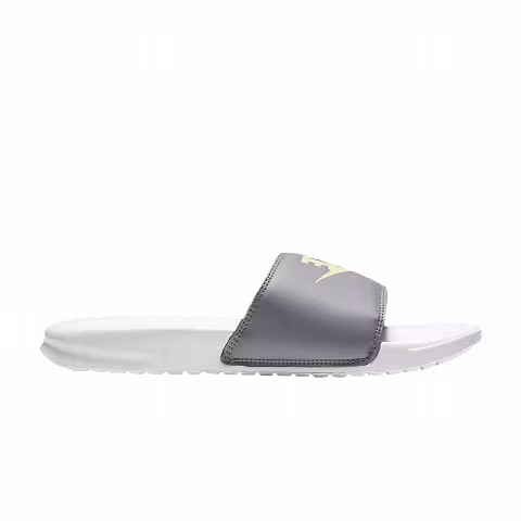 Nike Wmns JDI Benassi Slides 'Wolf Grey Volt'