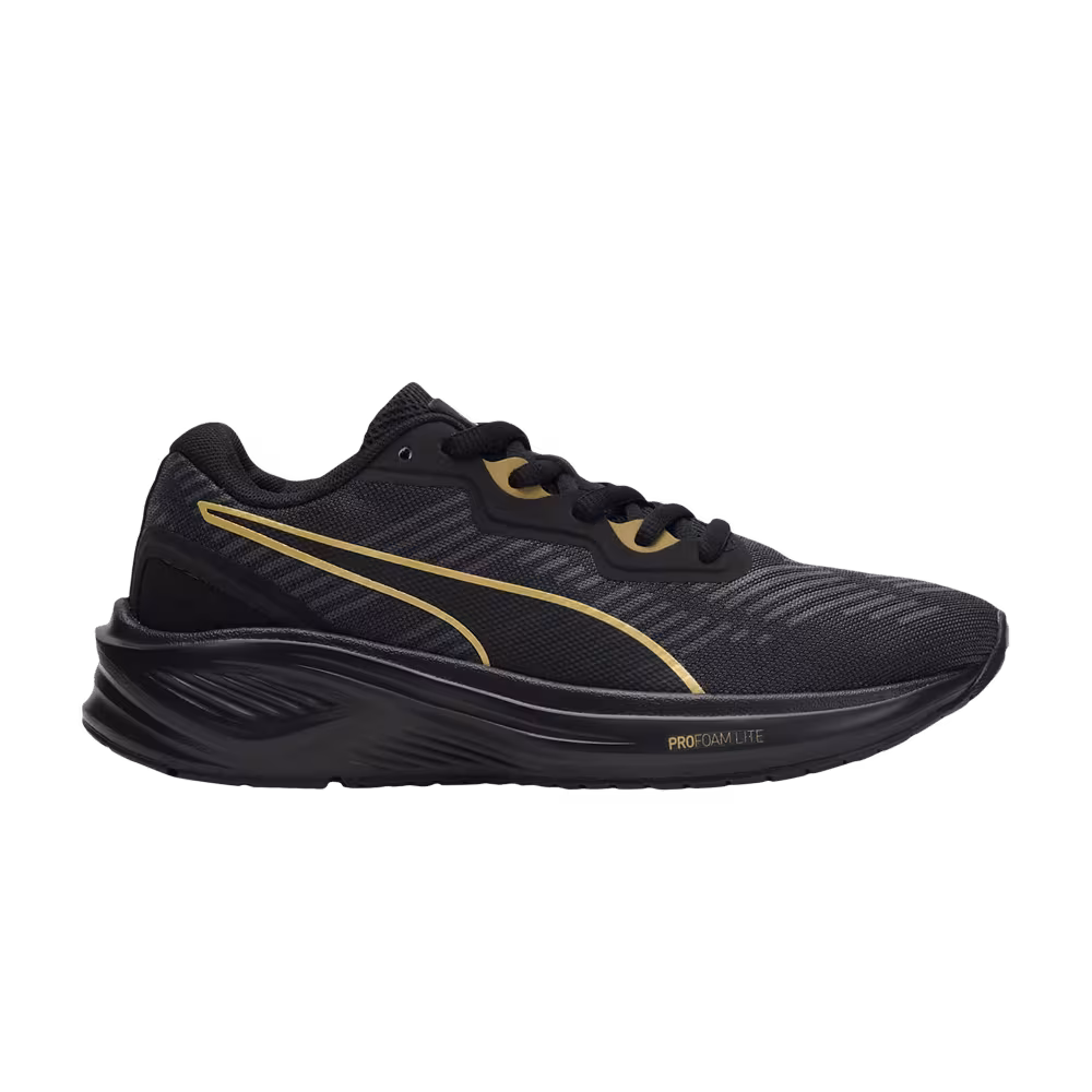 Puma Aviator ProFoam Sky Big Kid Black Team Gold