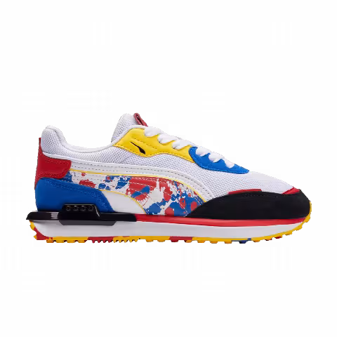 Puma City Rider Splash Jr 'White Dandelion Camo'