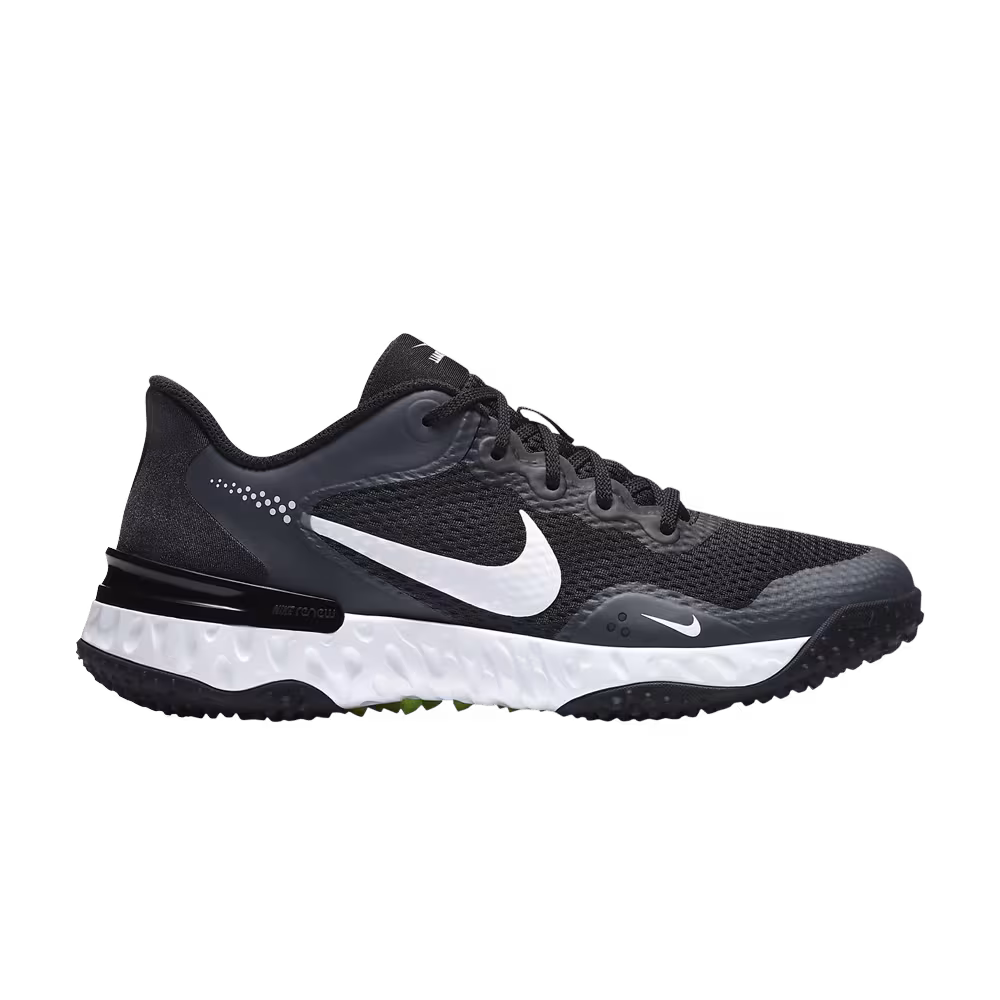 Nike Women's Alpha Huarache Elite 3 Turf Black Dark Smoke Grey