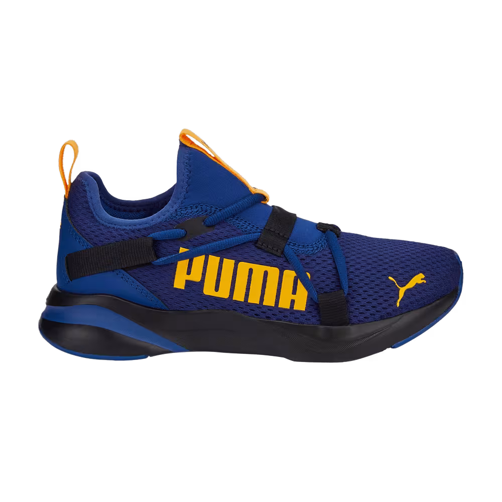 Puma SoftRide Rift Pop Big Kid Blazing Blue Tangerine