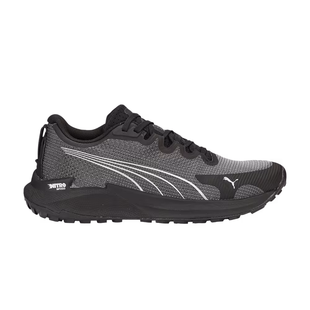 Puma Women's Fast-Trac Nitro Black Metallic Silver