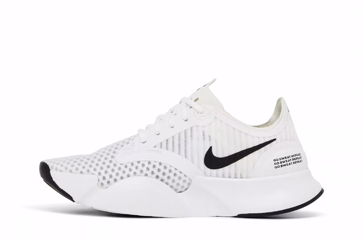Nike Women's SuperRep Go White Black, view 4