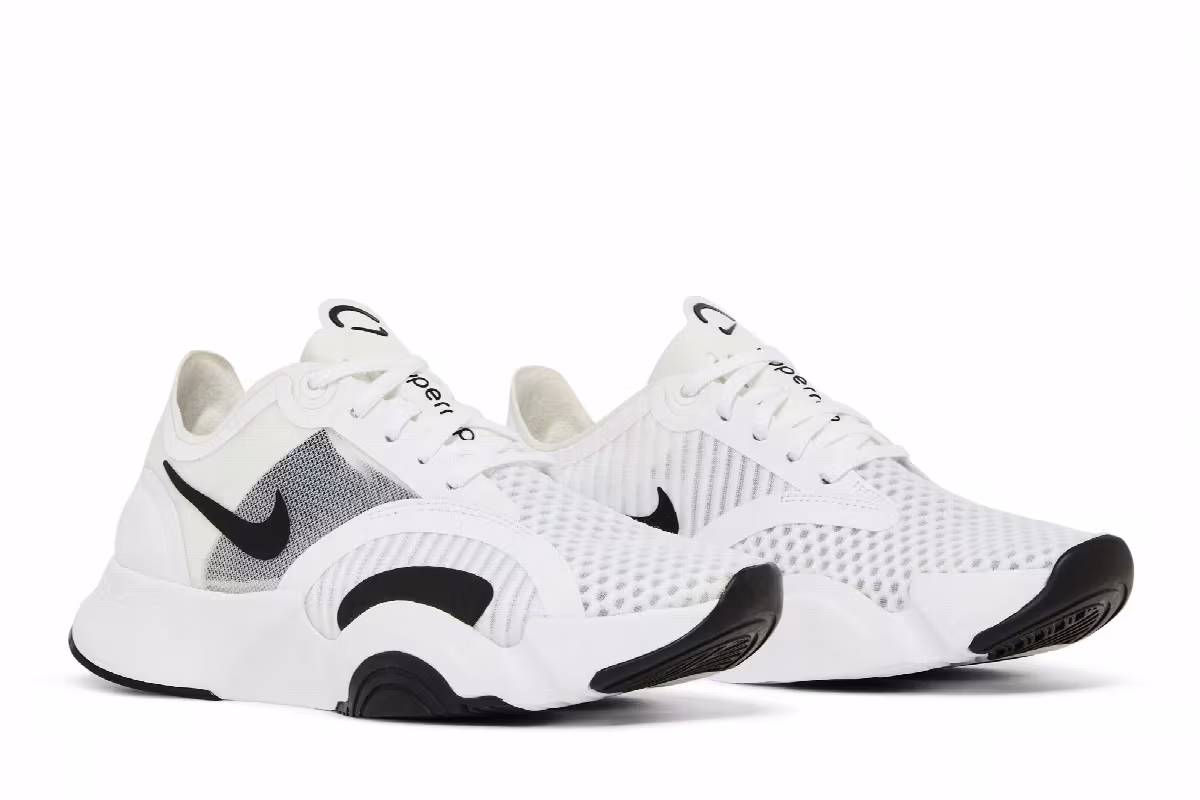 Nike Women's SuperRep Go White Black, view 9