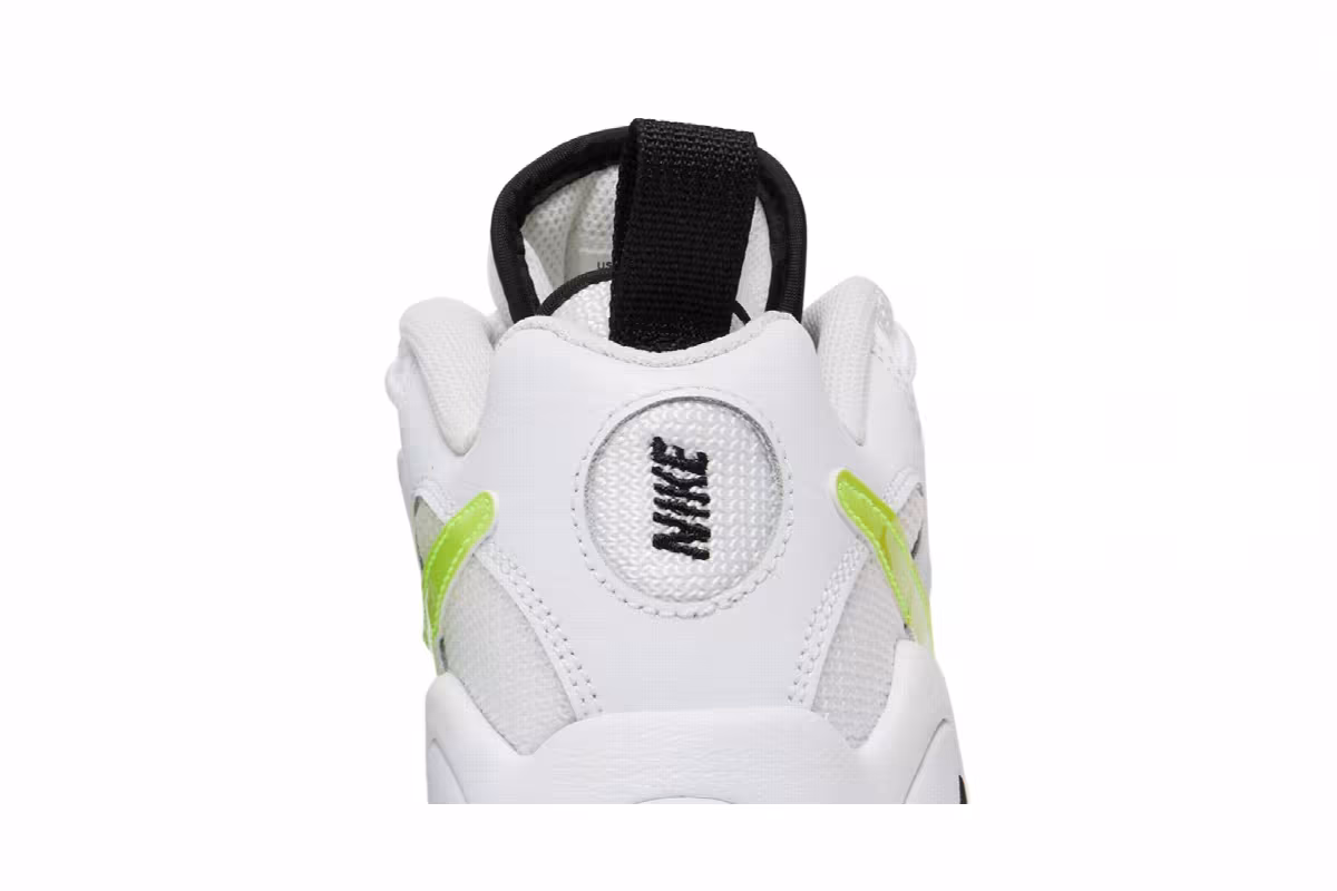 Nike Air Barrage Low GS White Volt, view 8