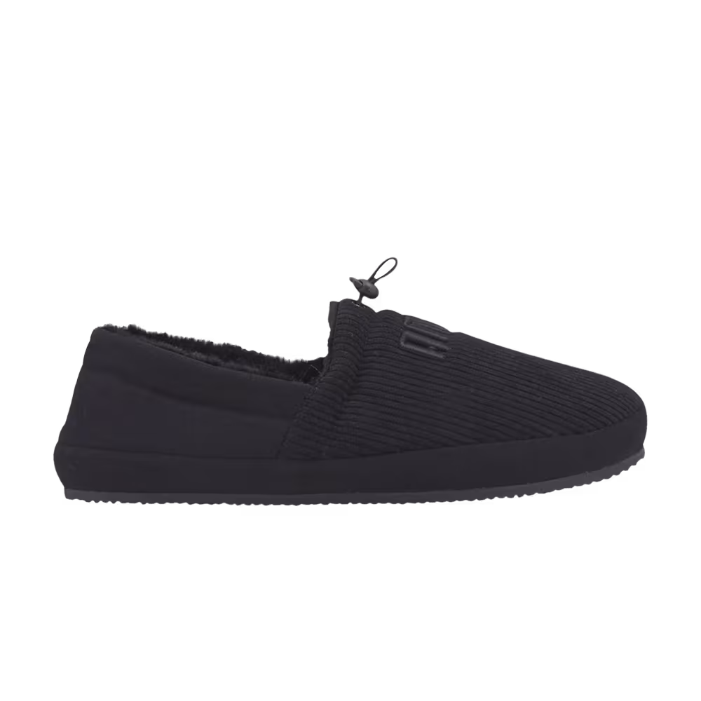 Puma Tuff Mocc Corduroy Slipper Black Asphalt