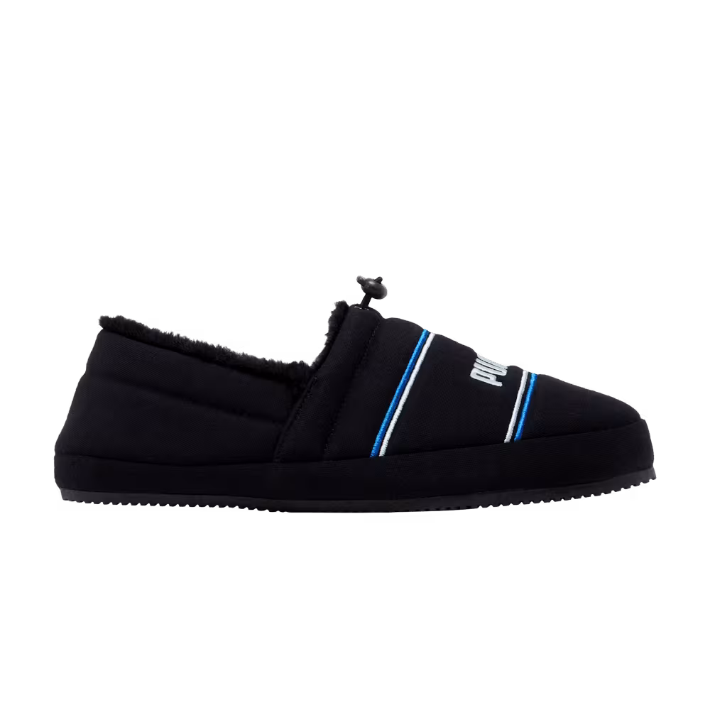 Puma Tuff Mocc Jersey Slipper Black Glacial Blue