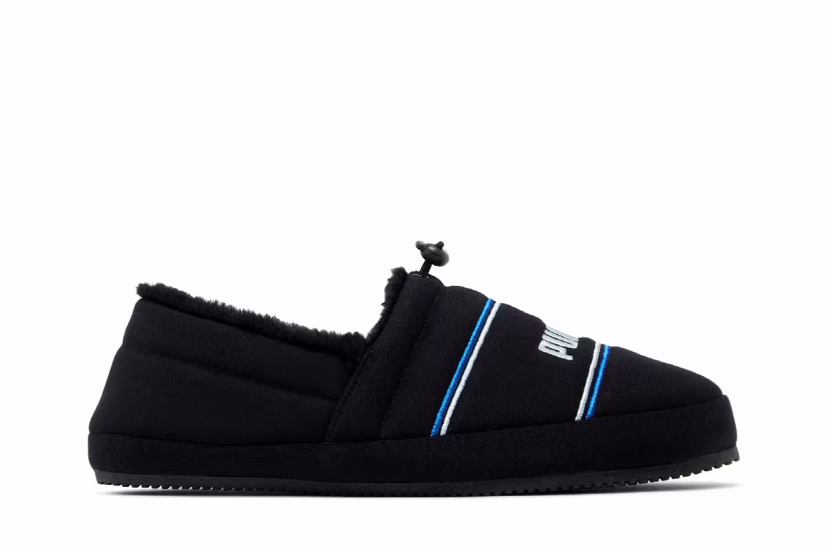 Puma Tuff Mocc Jersey Slipper Black Glacial Blue, view 2
