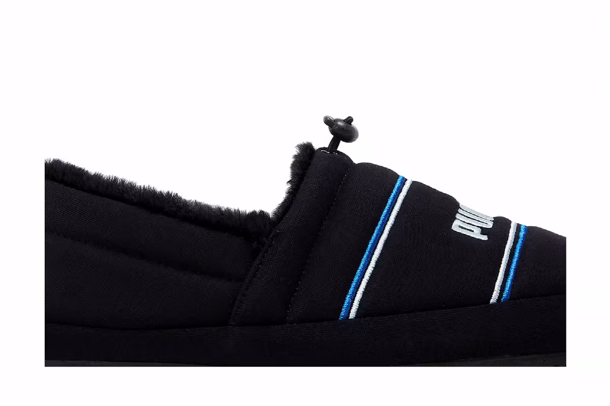 Puma Tuff Mocc Jersey Slipper Black Glacial Blue, view 3
