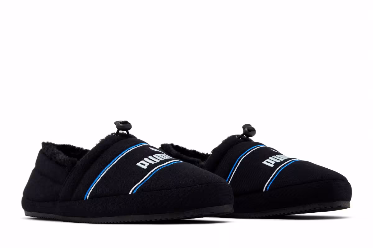 Puma Tuff Mocc Jersey Slipper Black Glacial Blue, view 9