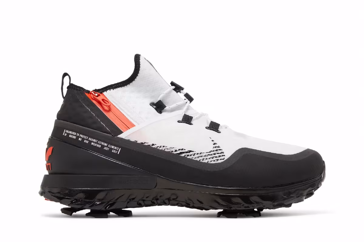 Nike Air Zoom Infinity Tour Shield Golf Wide Team Orange Black, view 2