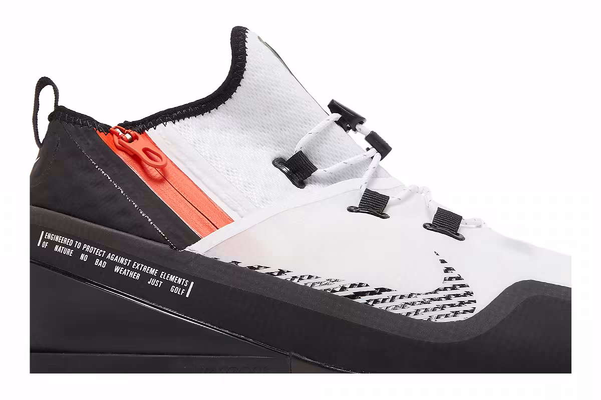 Nike Air Zoom Infinity Tour Shield Golf Wide Team Orange Black, view 3