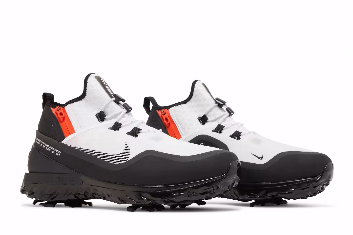 Nike Air Zoom Infinity Tour Shield Golf Wide Team Orange Black, view 9