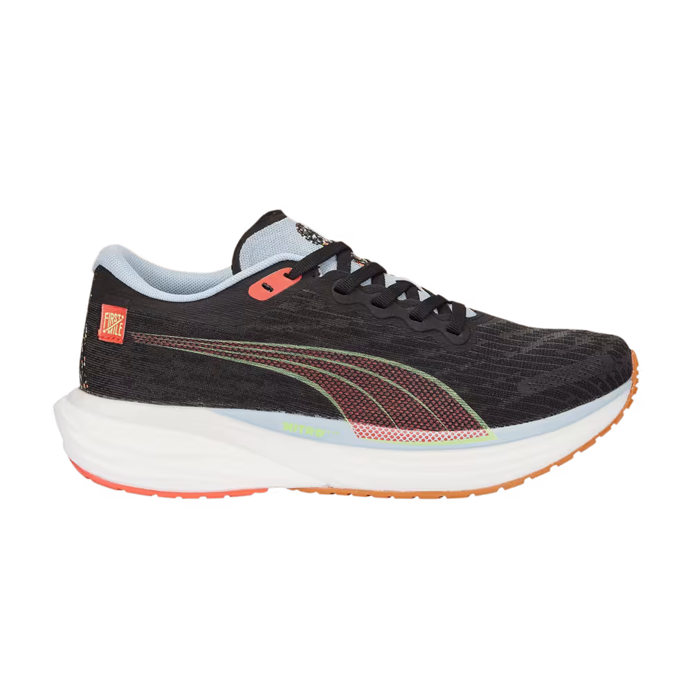 First Mile x Puma Women's Deviate Nitro 2 Black Fizzy Apple