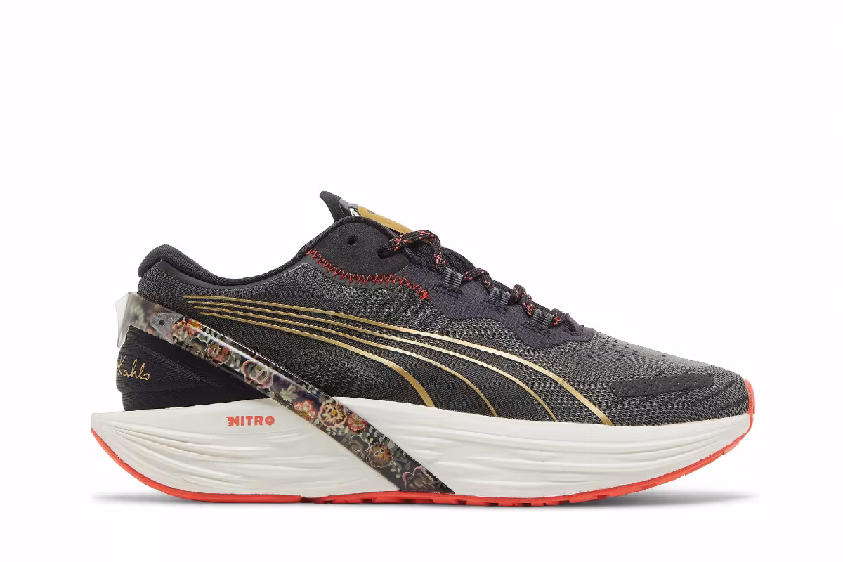 Puma Frida Kahlo x Women's Run XX Nitro Floral - Black, view 2