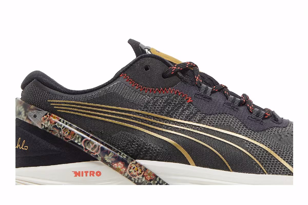 Puma Frida Kahlo x Women's Run XX Nitro Floral - Black, view 3