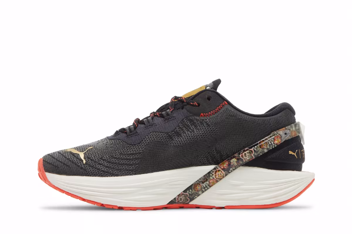 Puma Frida Kahlo x Women's Run XX Nitro Floral - Black, view 4