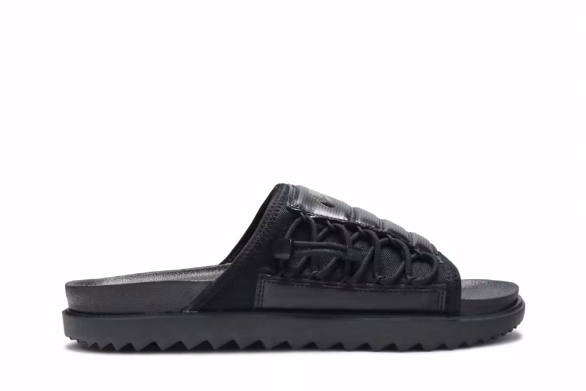 Nike Asuna Slide Triple Black, view 2