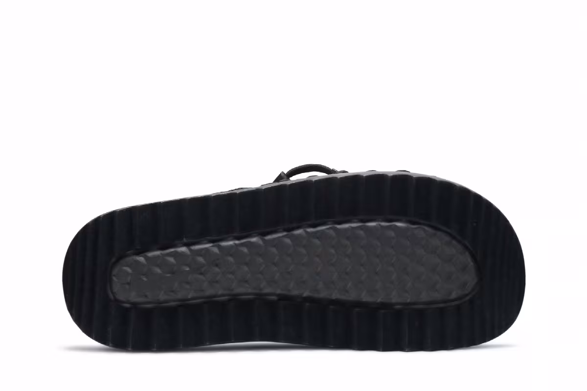 Nike Asuna Slide Triple Black, view 5