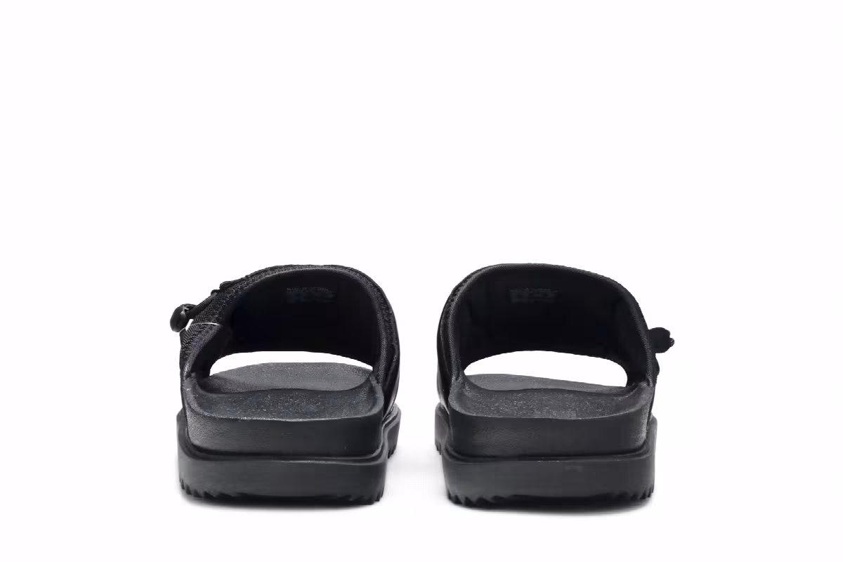 Nike Asuna Slide Triple Black, view 7