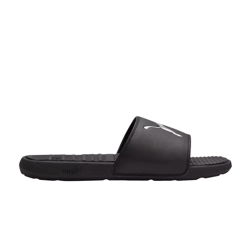 Puma Cool Cat Sport Slide Black Silver