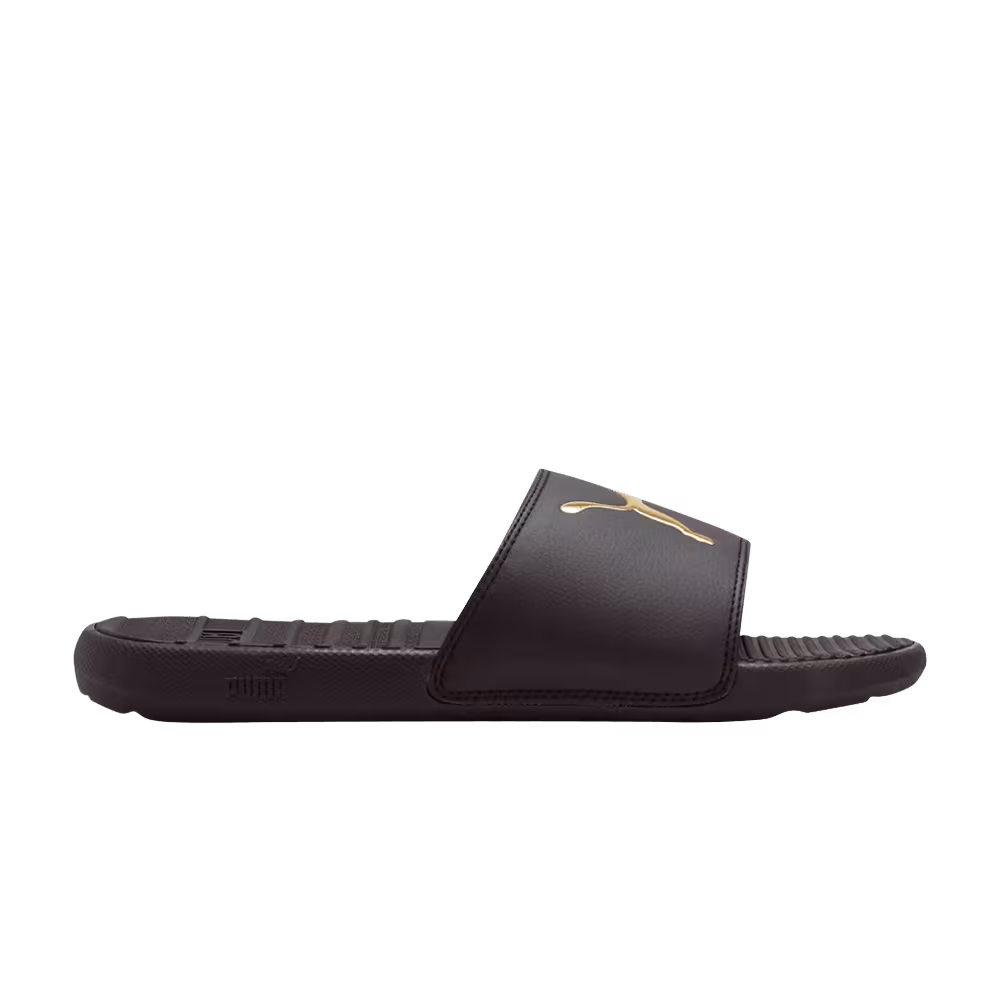 Puma Cool Cat Sport Slide Black Team Gold