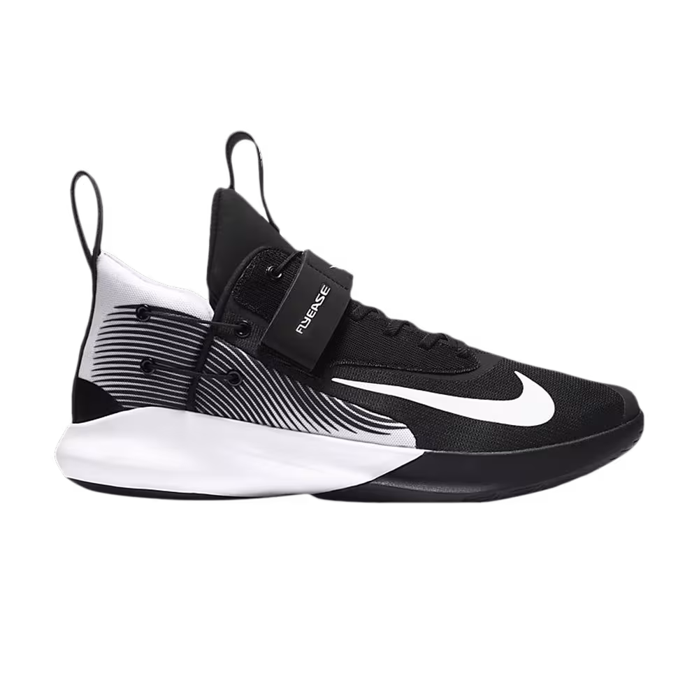 Nike Precision 4 FlyEase Extra Wide Black White