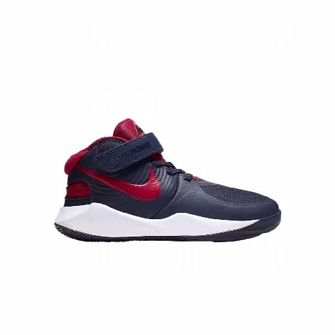 Nike Team Hustle D9 FlyEase PS 'Midnight Navy University Red'