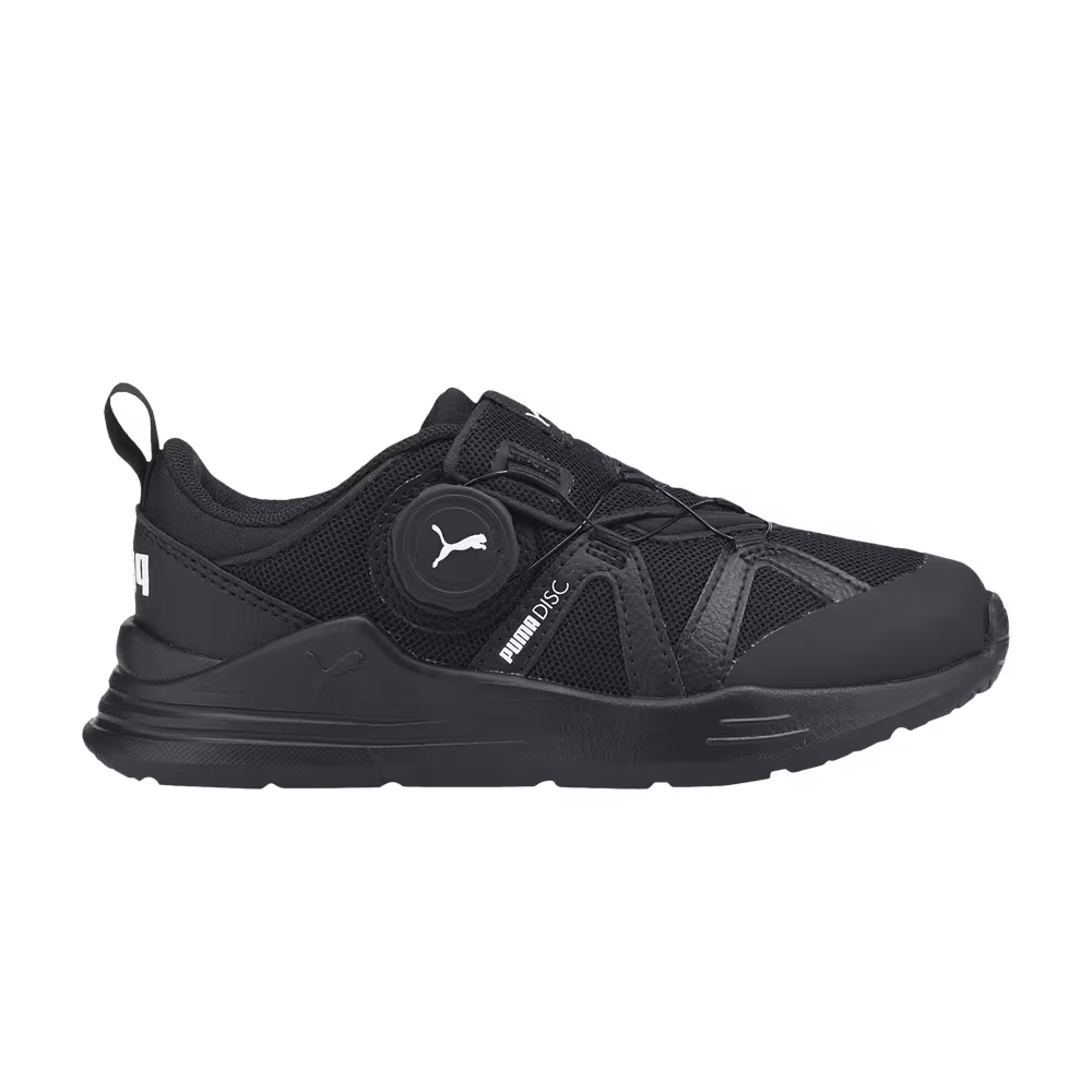 Puma Wired Run Disc Little Kid Black