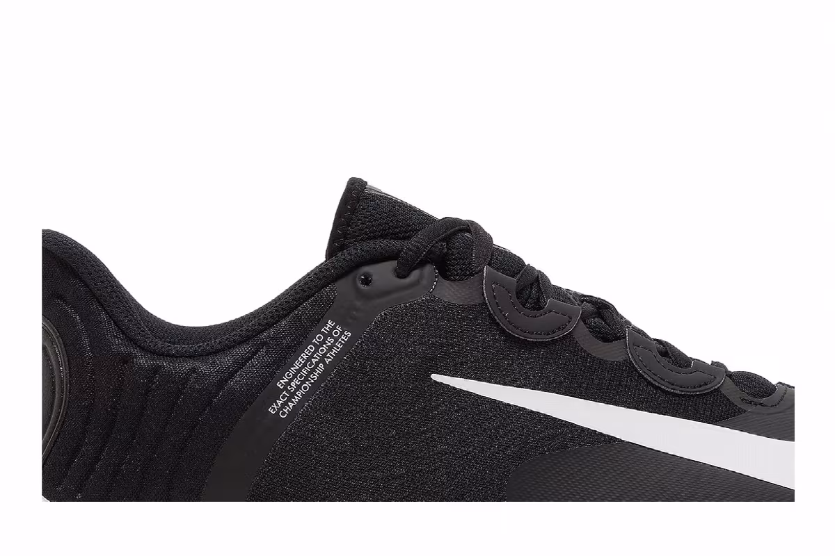 NikeCourt Air Zoom GP Turbo Black White, view 3