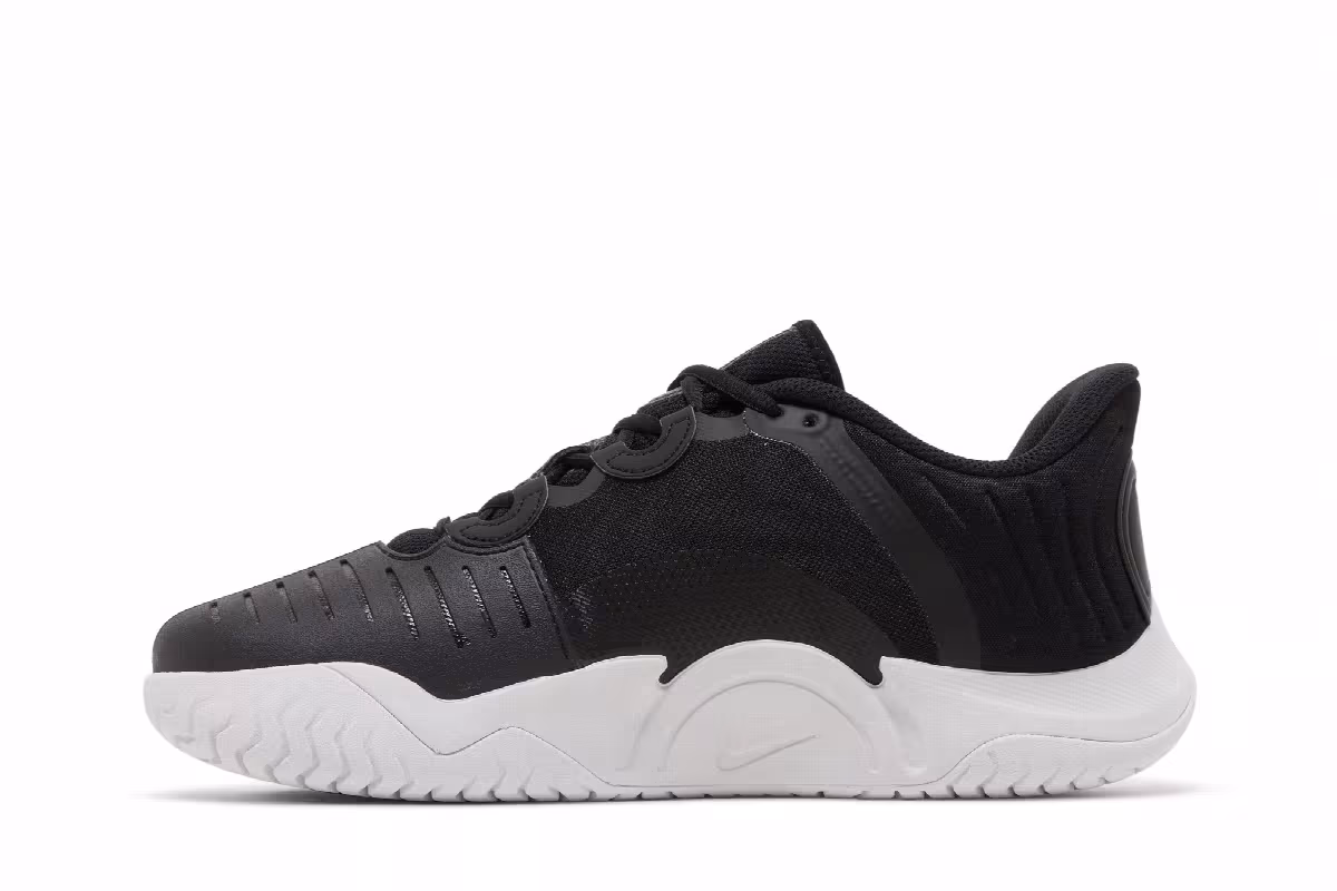NikeCourt Air Zoom GP Turbo Black White, view 4