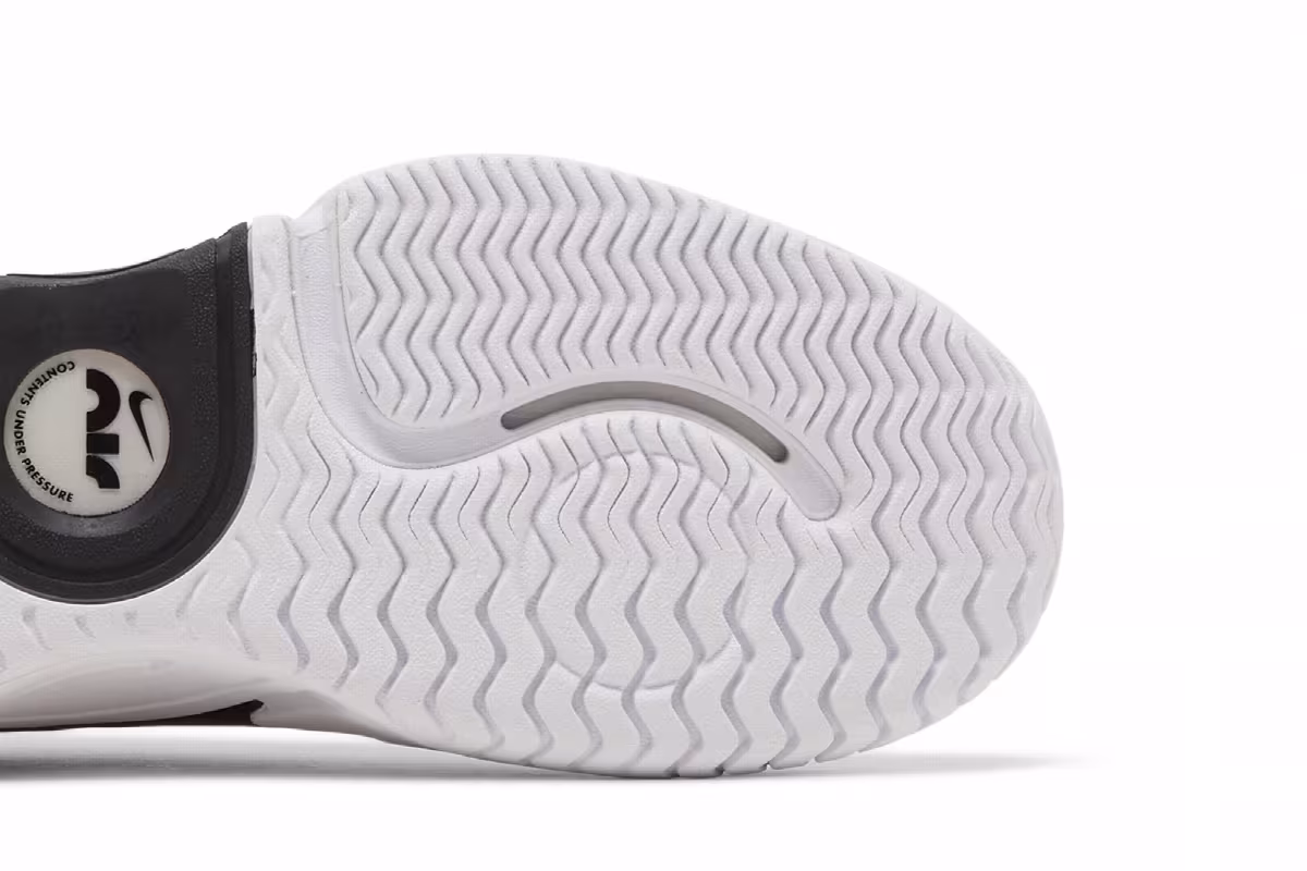 NikeCourt Air Zoom GP Turbo Black White, view 6