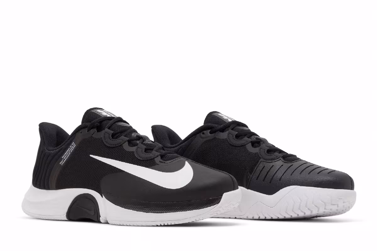 NikeCourt Air Zoom GP Turbo Black White, view 9