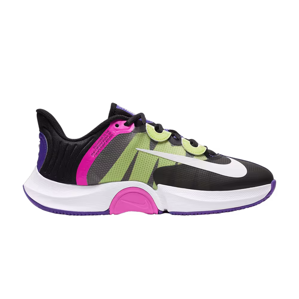 Women's NikeCourt Air Zoom GP Fierce Purple Liquid Lime
