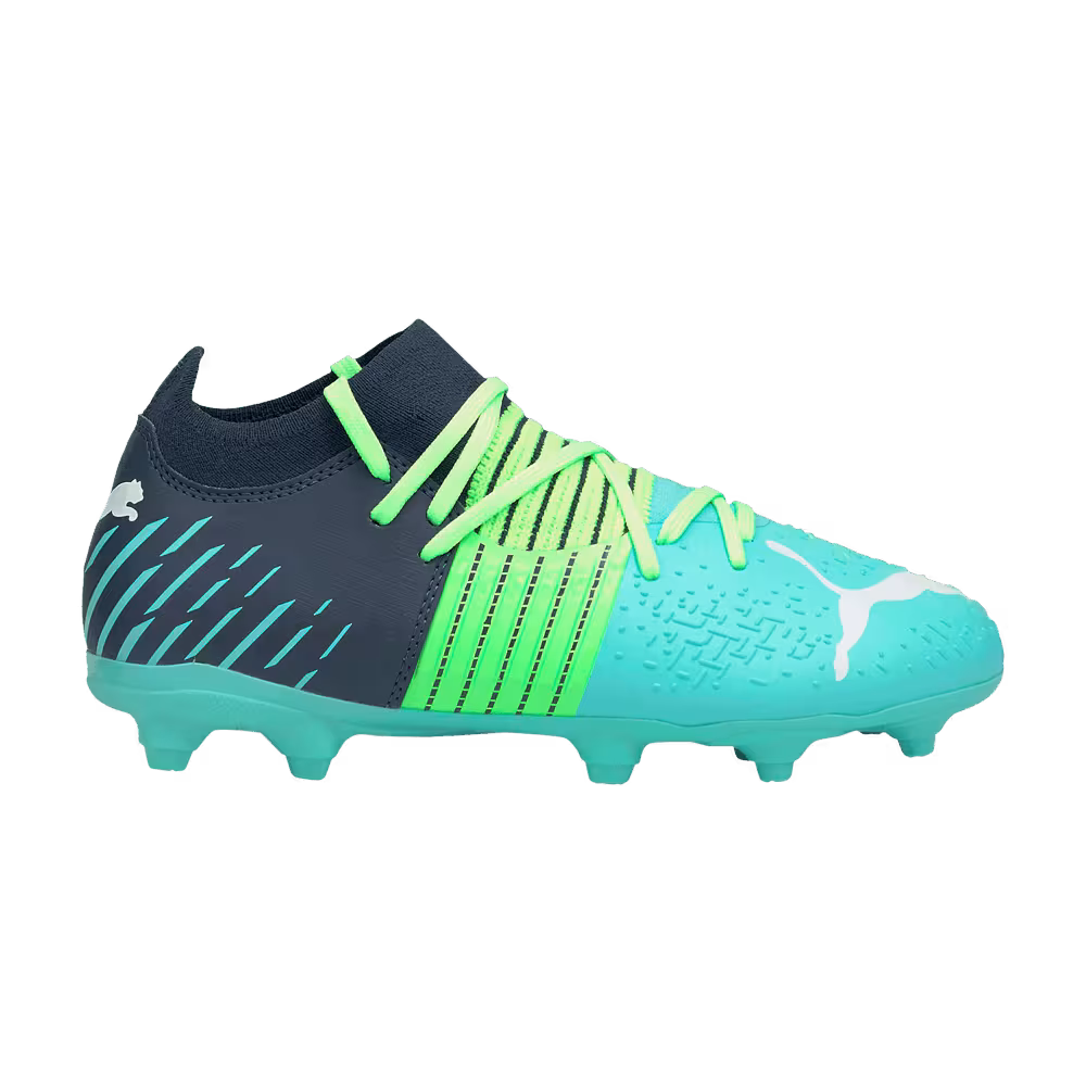 Puma Future Z 3.2 FG AG Little Kid Green Glare Elektro Aqua