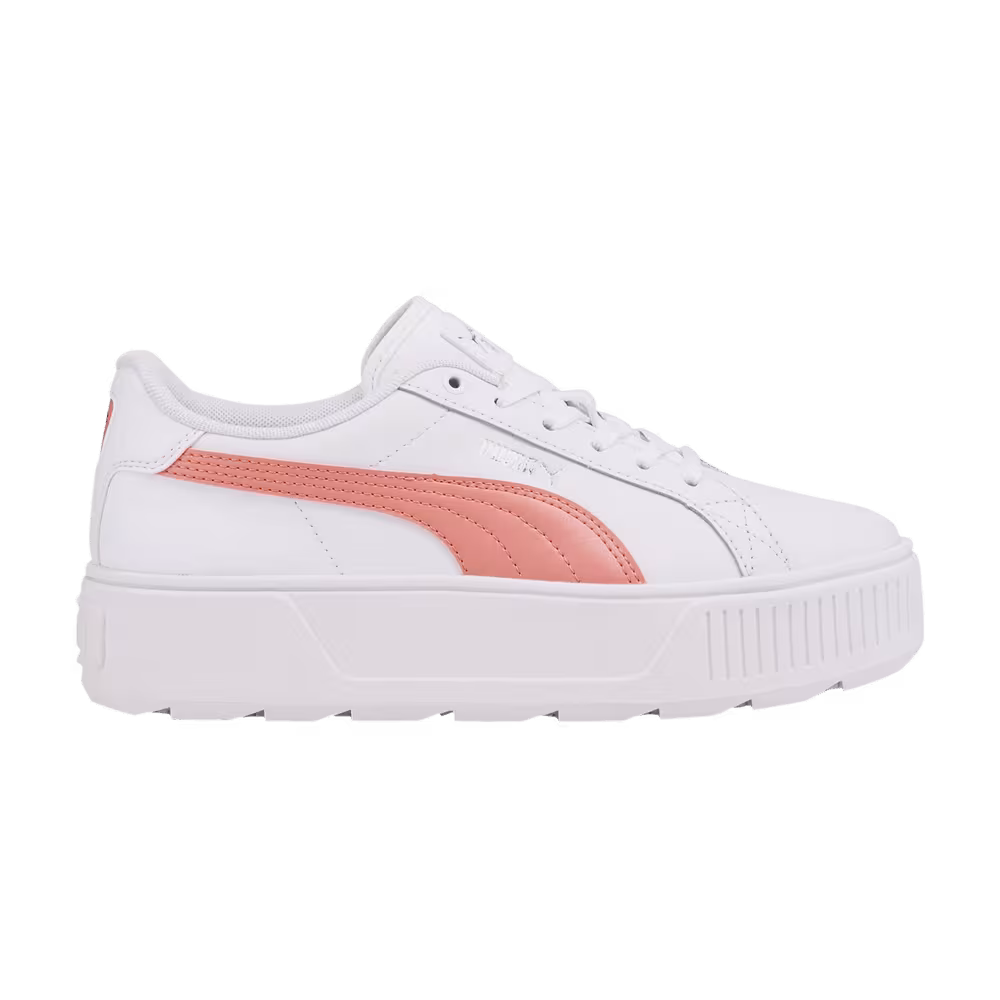 Puma Women's Karmen Leather White Rosette