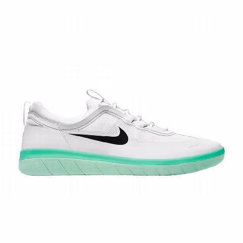 Nike Nyjah Free 2 SB 'White Green Glow'